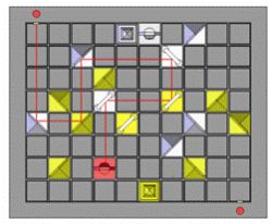 Deflexion Laser Game Diagram