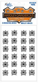 Mini Bullet Hole Automotive Decals