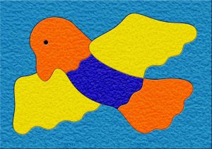 Lauri Bird Crepe Rubber Puzzle