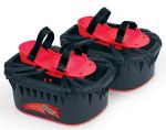 Moon Shoes - black and red