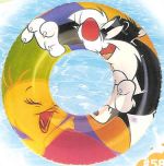 Tweety and Sylvester Swim Ring