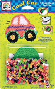 kid craftperler bead cool car