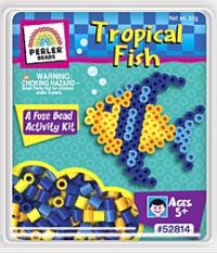 kid craft Perler Bead Tropical Fish