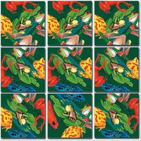 frogs scramble squares