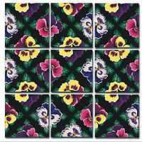 Pansies Scramble Squares